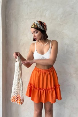 fustă ZERVELZA ORANGE