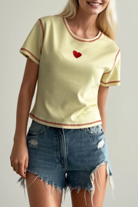 tricou AMOREZA YELLOW