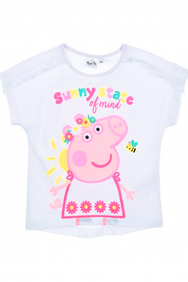 tricou PEPPAPIG WHITE