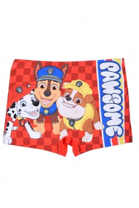 pantaloni scurți de înot PAWPOLICE RED