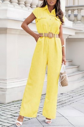 salopetă PORVELZA YELLOW