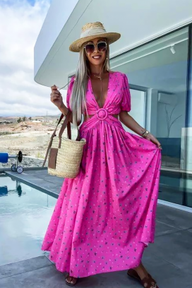 rochie MATILEIDA FUCHSIA