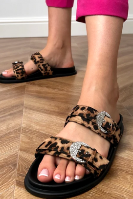 papuci damă MENLORZA BROWN