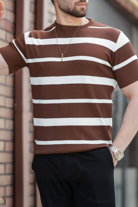 tricou bărbați KAFOLDO BROWN