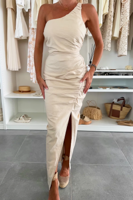 rochie TERVORZA ECRU