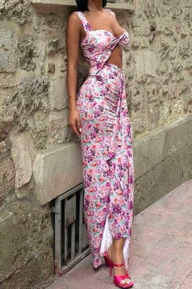 rochie TIRVOLZA PINK