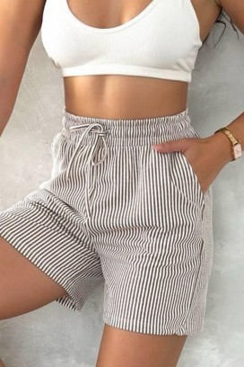pantaloni scurţi FINOLGA BROWN