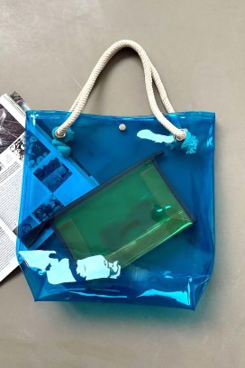 geantă de plajă NEONANA BLUE