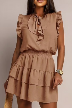 rochie UNIKUMA BROWN
