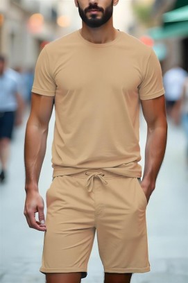 set bărbați ZEKERDO BEIGE