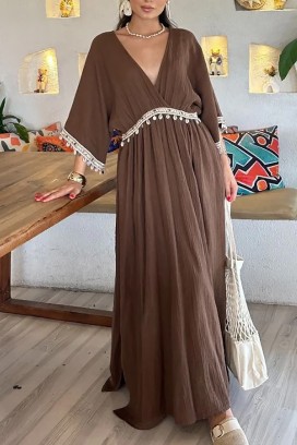 rochie ENLISHIRVA BROWN