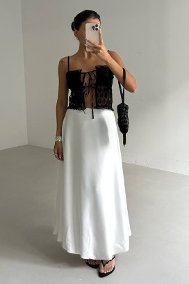 fustă BEFERSA WHITE