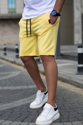 pantaloni scurți pentru bărbați RILJO YELLOW