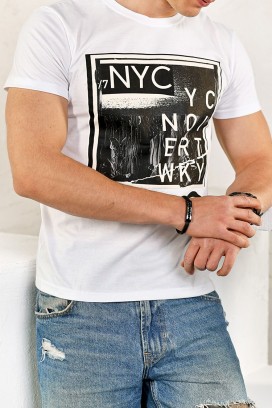 tricou bărbați ROZONO WHITE