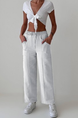 pantaloni GARDINZA WHITE