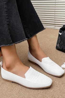 mocasini damă VIODELZA WHITE
