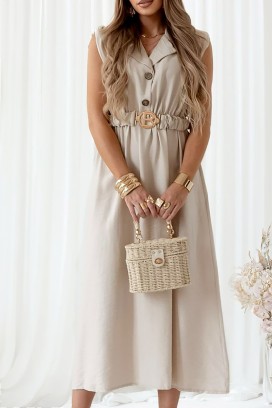 rochie FROMELA BEIGE