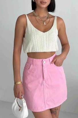 fustă MARATENA PINK