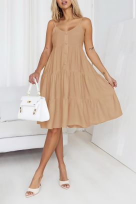 rochie SOLFERNIA BEIGE