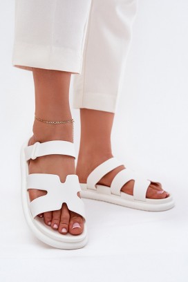 papuci damă BERZELDA WHITE
