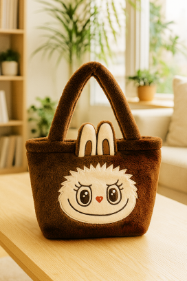 geantă LABUBUBAG BROWN