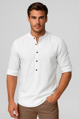 cămașă bărbați KREFON WHITE