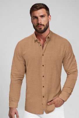 cămașă bărbați MOLEZO CAMEL