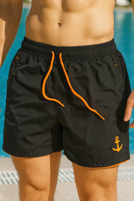 pantaloni scurți de înot bărbați BREJO ORANGE
