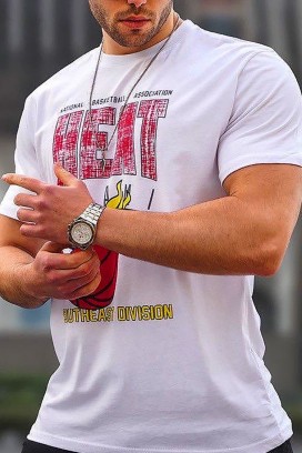 tricou bărbați BROMO WHITE