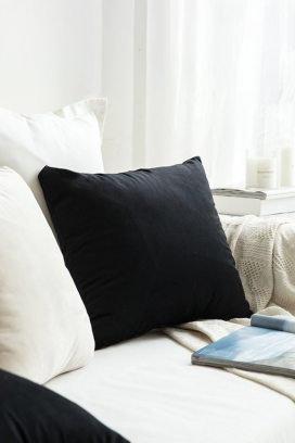 față de pernă FLOMEJA BLACK 40х40 cm