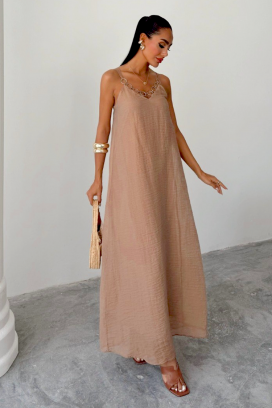 rochie MUDESA BEIGE