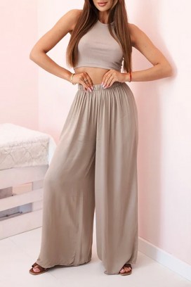 pantaloni ZALMERFA CAMEL