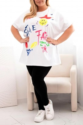 tricou FRAXELZA WHITE