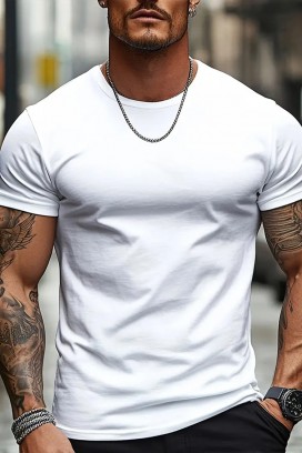 tricou bărbați BERKEDO WHITE