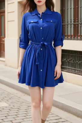 rochie DELFERZA BLUE