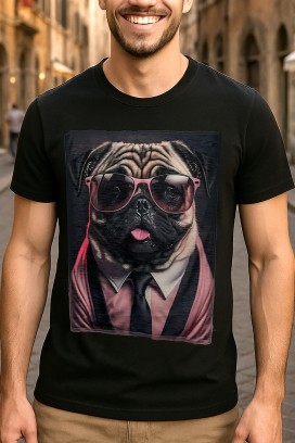 tricou bărbați DOGGO BLACK