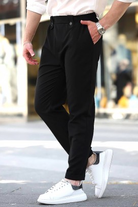 pantaloni bărbați NEJEZO BLACK