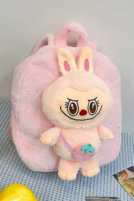 rucsac copii LABUBU BERRY PINK