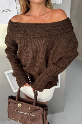 pulover POLINADA BROWN