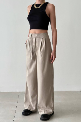 pantaloni ELAINA BEIGE