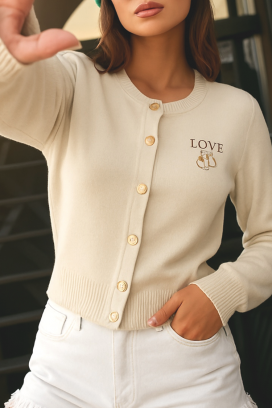 cardigan FRALINZA BEIGE