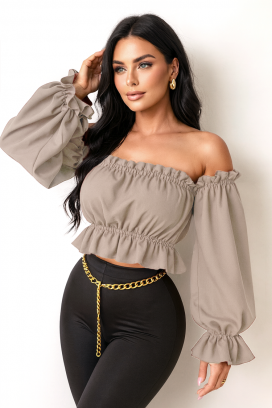 bluză damă BLUZERA BEIGE
