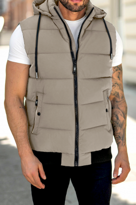 vestă bărbați MAKROZO BEIGE