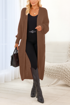 cardigan ZAFORNDA BROWN
