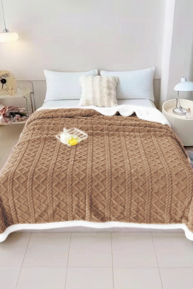cuvertură de pat ERTIOLJA BROWN 160х200 cm