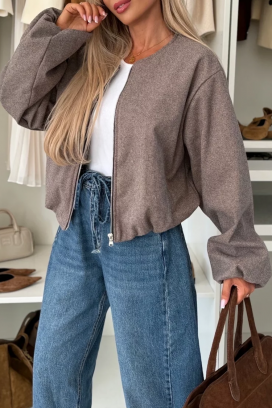 geacă MERFIOLJA BEIGE