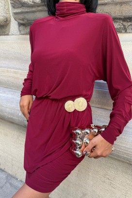 rochie ZLATINZA BORDO