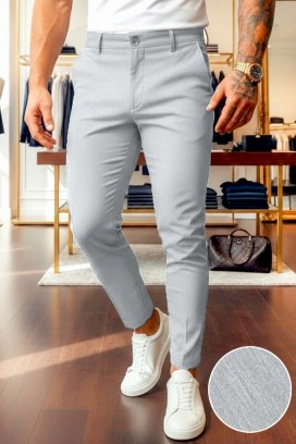 pantaloni bărbați MEJER LIGHT GREY