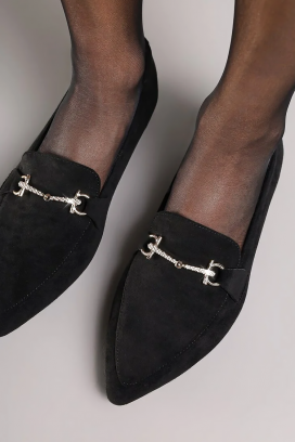 mocasini damă SELMONJA BLACK