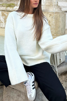 pulover JELFORDA WHITE